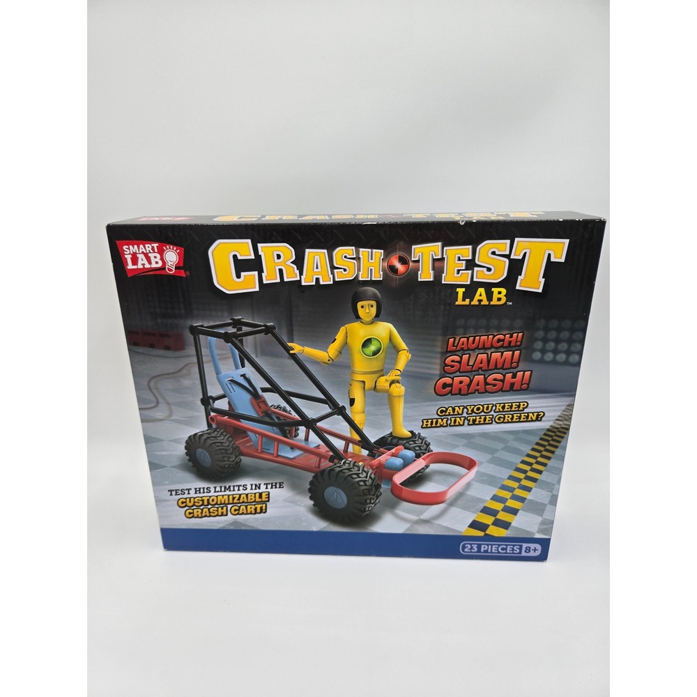 SmartLab Toys Crash Test Lab STEM Science Kit Electronic Impact Jack Dummy 23pc